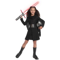 Rubie ́s Kostüm Star Wars Kylo Ren Kostümkleid, Die dunkle Seite der Macht funktioniert auch im Kleid schwarz 122-128