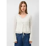 QS Shirtjacke Beige L
