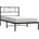 vidaXL Metallbett ohne Matratze Fußteil 160x200