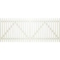 Plus Vorgartentor Retro 300 x 120 cm Weiß