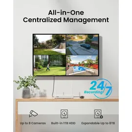 ZOSI C296B 8MP Weiß