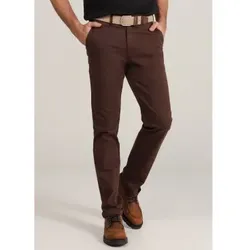Bendorff für Herren. 801015001 Medium Regular Waisted Mittlere Taille Mittlere Taille Chino-Hose (30), Braun, Lässig, Baumwolle