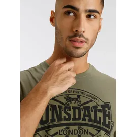 Lonsdale MORHAM Schwarz/Olive L