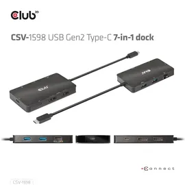 Club 3D 7in1 Portable Dock, USB-C 3.1 [Stecker] (CSV-1598)