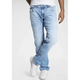 Camp David Loose-fit-Jeans »CO:NO«, mit markanten Nähten und Stretch, blau