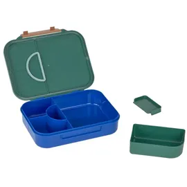 Lässig Brotdose Kinder - Bento Lunchbox Little Gang Rainbow green