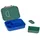 Lässig Brotdose Kinder - Bento Lunchbox Little Gang Rainbow green