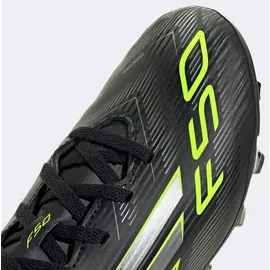 adidas F50 Club FG/MG Kinder core black/iron metallic/lucid lemon 30