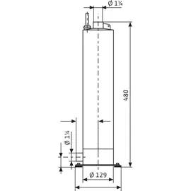 WILO Unterwassermotor-Pumpe Sub TWI 5-SE-306 EM P&P, 0,75 kW, 230 V
