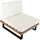 MCW MCW-H54 Loungesessel hellbraun cremeweiß