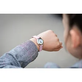 Timex Time Machines 24mm Gehäuse Rosa Silikonarmband Rosa