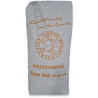 25 kg Weizenmehl Typ 550 regional naturbelassen Backmehl Mehl backen Brot Kuchen