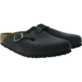 Birkenstock Boston Nubukleder geölt Damen schwarz 40 EU