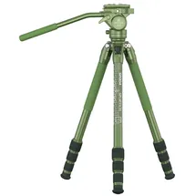 Sirui SP004+G5X Alu Stativ mit Videoneiger Arca Swiss matt Grün