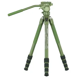 Sirui SP004+G5X Alu Stativ mit Videoneiger Arca Swiss matt Grün