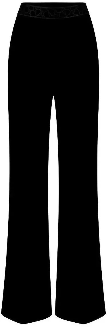 Wide Fit-Jersey-Hose BASLER schwarz, 18