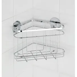 Wenko Eckablage Edelstahl, Turbo-Loc