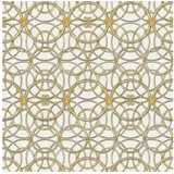 Profhome Barock Tapete Gold/Grau/Silber 1 St. 0,70 x 10,05 cm