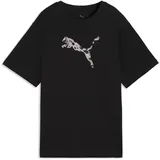 Puma ESS Graphic Animal Relaxed Tee Schwarz L