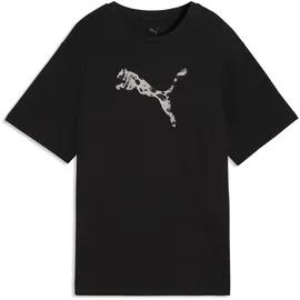 Puma Graphic Animal Relaxed T-Shirt schwarz L