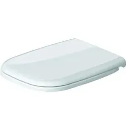 Duravit D-Code Compact WC-Sitz 0067310099 ohne Absenkautomatik, Scharniere Edelstahl, weiß
