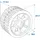 PRO PLUS Bootsrolle 73 x 118 mm PE Blau