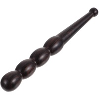 EXCEART 1 x manueller Akupunktur-Punkt-Stift aus Holz, Massagestab für Fußmassage (schwarz)