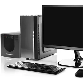 Qoltec Zasilacz awaryjny UPS Monolith 1200VA 720W (1200 VA, 720 W, Line-Interaktiv USV), USV