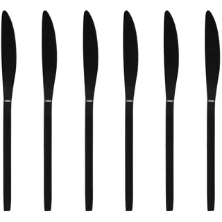 Gräwe Dessertmesser 6 Stück, Edelstahl - Titan, Serie LISSABON