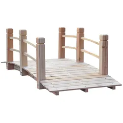 Outsunny Holzbrücke Tannenholz