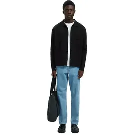 Selected Mike Relaxed Fit Strickjacke Schwarz XL