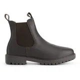 Travelin' Leder-Chelsea-Boots Sandnes in Braun | Gr.: 42
