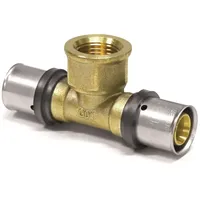 Stabilo-sanitär Pipetec Pressfitting T Stück 32x3 1/2 Zoll Innengewinde