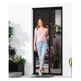 Hecht Alu-Plissee-Tür Professional 125x220 kürzbar anthrazit 101460107-VH