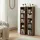 CARO-Möbel CD-Regal 20 x 17 x 186 cm Braun