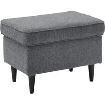 ed exciting design Hocker Oskar 100% Polyester 63 x 43 x 42 cm Grau