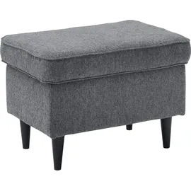 ed exciting design Hocker Oskar 100% Polyester 63 x 43 x 42 cm Grau