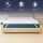 The White Stone Memory-Foam-Topper 180 x 200 cm H2 Leinen