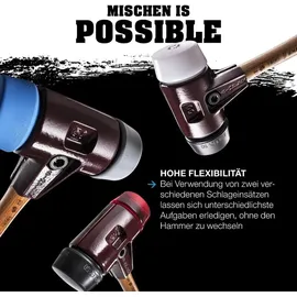 Halder SIMPLEX-Schonhammer 80 mm Kopfdurchm.Gummikomp./N