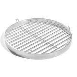 80cm Grill mit Halteösen, Edelstahl V2A Schwenkgrill, Schwenker Grillrost Feuerschalen Grillschalen Rundgrill