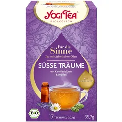 Yogi Tea - Süsse Träume Für die Sinne Bio Kräutertee Filterbeutel 17x2,1 g