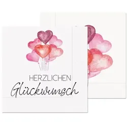 la vida Servietten Herzlichen Glückwunsch (20St)