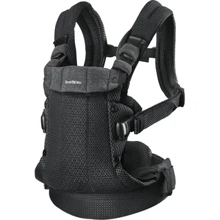BabyBjörn Babytrage Harmony 3D-Netzstoff, Schwarz