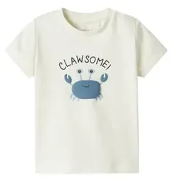 name it T-Shirt Nbmfakkel Cloud Dancer, 56