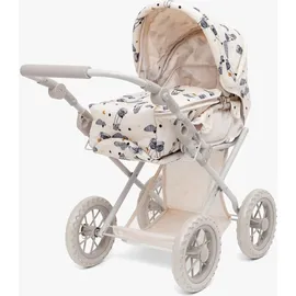 SKRÅLLAN Puppenwagen Mädchen Weiß