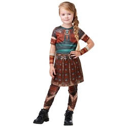 Rubie ́s Kostüm Drachenzähmen leicht gemacht 3 Astrid Kostüm für K, Kinderkostüm des dritten Dragons-Film braun