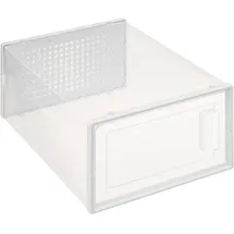 Five 5five Simply Smart Schuhbox in transparent | Schuhorganizer 'Stak' Größe L aus Kunststoff