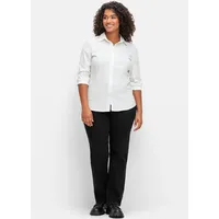 Sheego Bequeme Jeans SHEEGO, Damen, Gr. 96, Langgrößen, schwarz