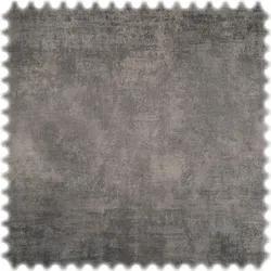 Vintage Samt Velours Möbelstoff Royal Grau mit Fleckschutz