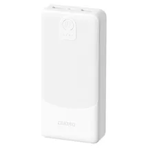 DUDAO K10Pro Powerbank 2 4 A 20000 mAh 2 x USB-A - Weiß